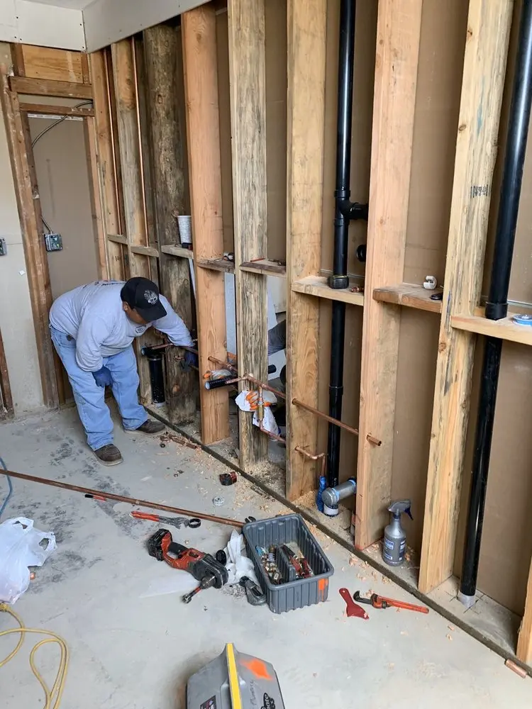Commercial rough-in plumbing for Gas Line Repair in Fort Hill - Roosevelt